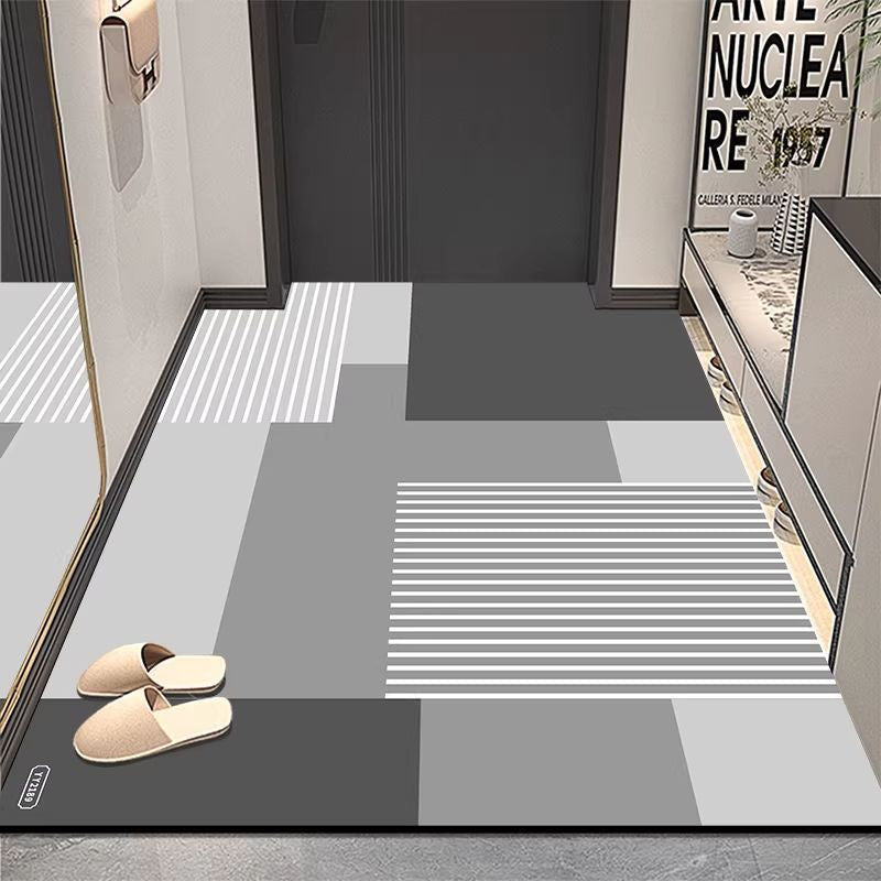 Modern Geometric Entryway Mat