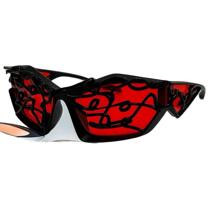 Women's Sporty Sunglasses with Futuristic Design Stornfield