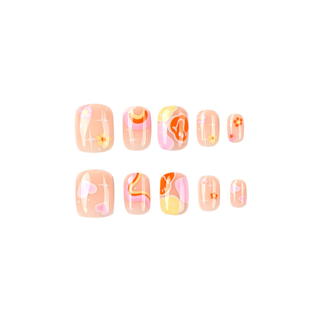 Creative nail designs with colorful patterns Stornfield