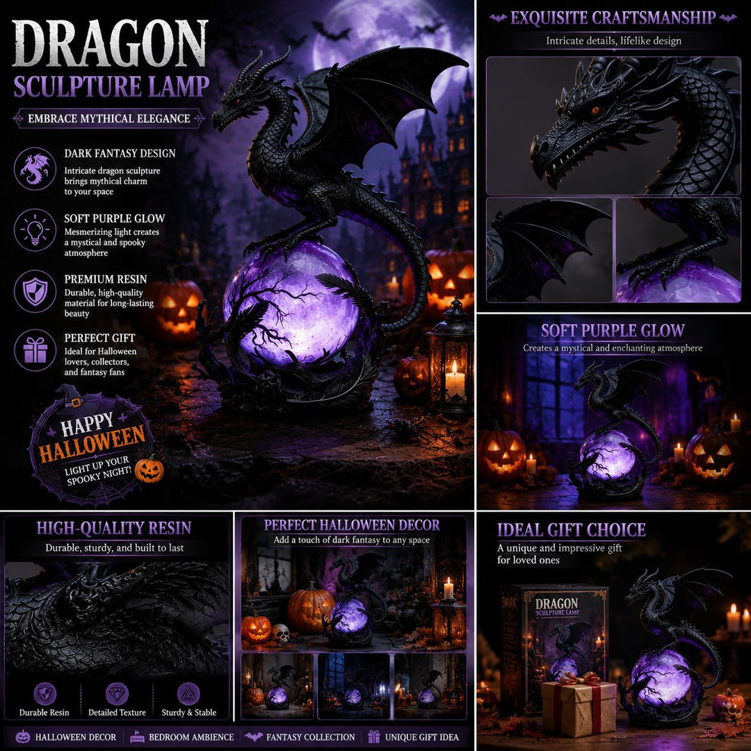 Decorative Dragon Lamp Stornfield