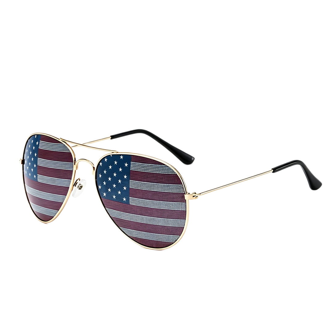 Patriotic Flag Aviator Sunglasses Stornfield