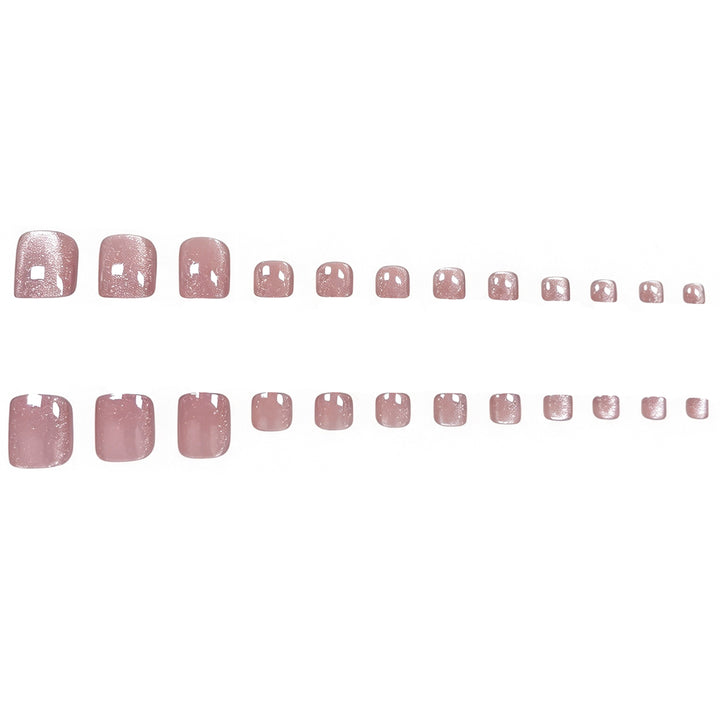 Glittering Pedicure Nail Enhancements Stornfield