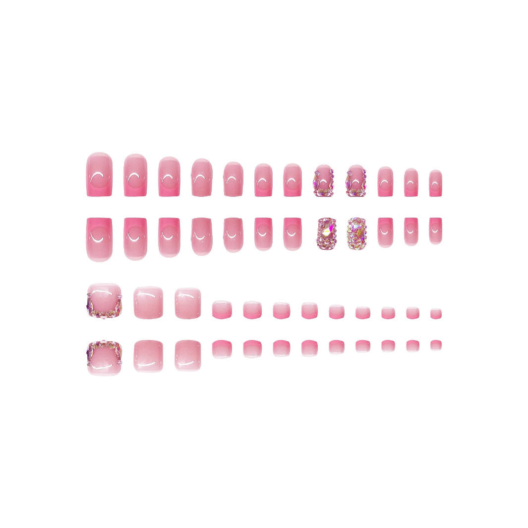 Luxury Rhinestone-Embellished Nail Art Set Stornfield