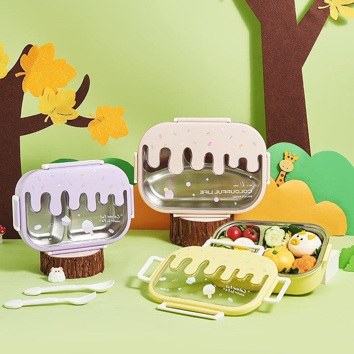 Playful Multi-Compartment Lunch Box