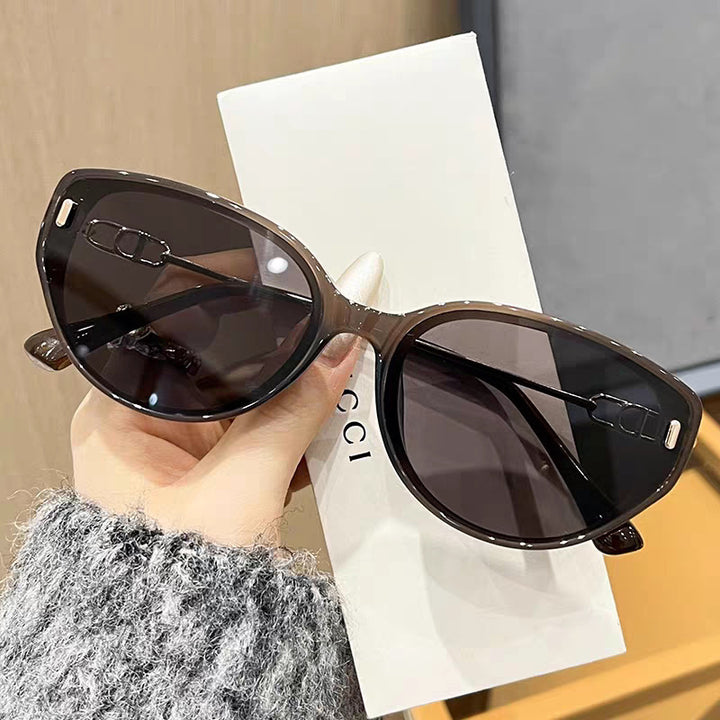 Women's designer sunglasses with delicate metal frame and extraordinary cat-eye design Stornfield