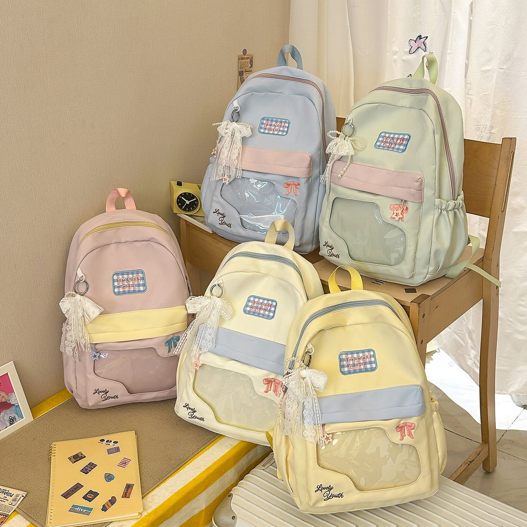 Cute Cartoon-Embellished Mini Backpack Stornfield