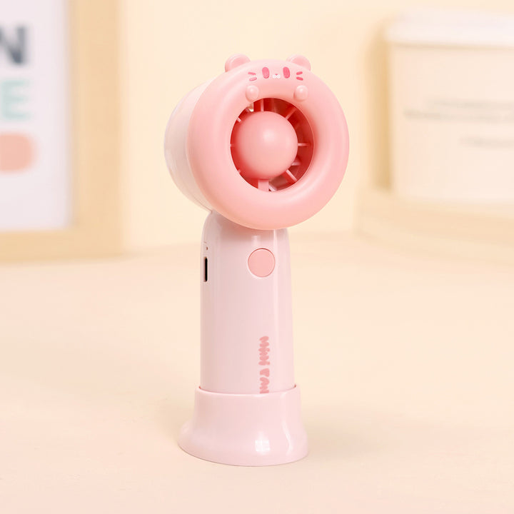 Portable Cartoon-Themed Handheld Cooling Fan Stornfield