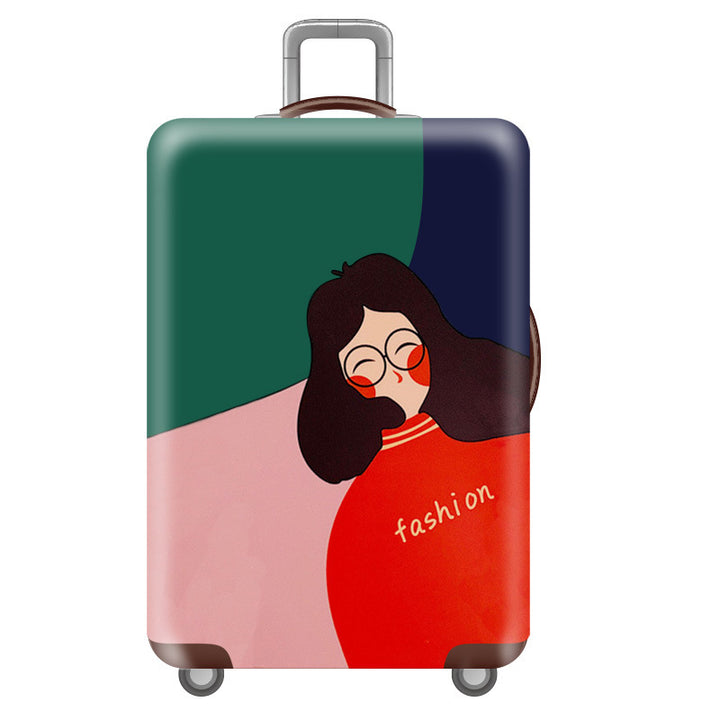 Women's Hard Shell Suitcase with Unique Illustration Design Stornfield