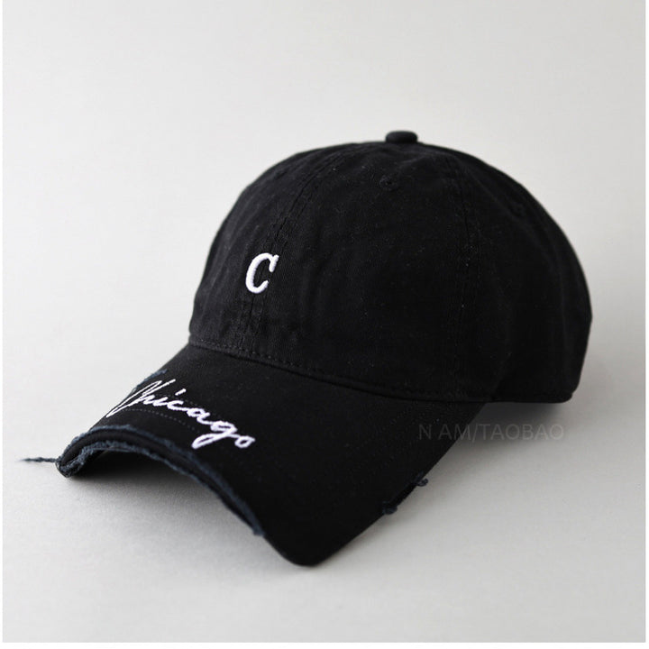 Women's Distressed Cotton Baseball Cap Stornfield 1784083462