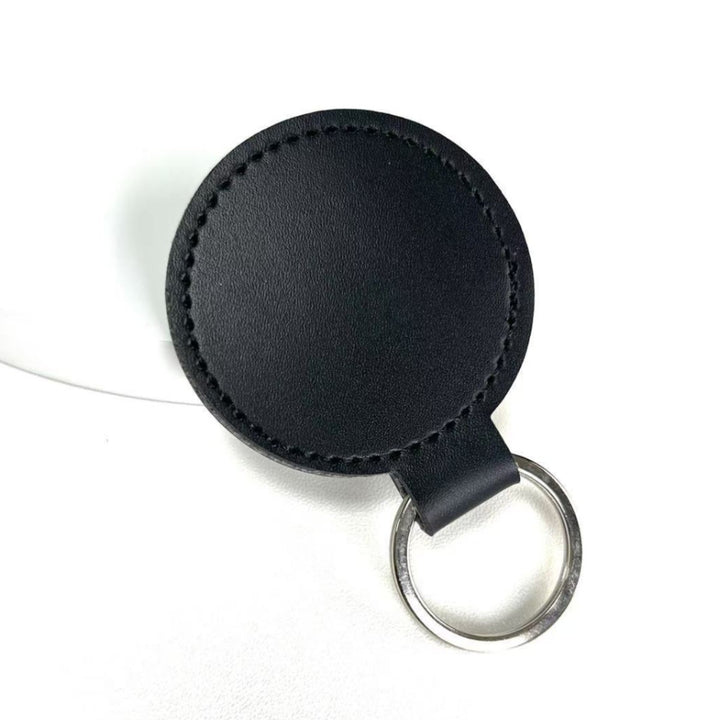 Premium Leather Round Keychain Stornfield