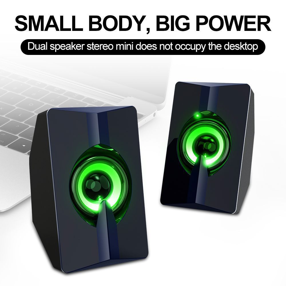 Bluetooth Desktop Speakers with LED Light Effects Stornfield
