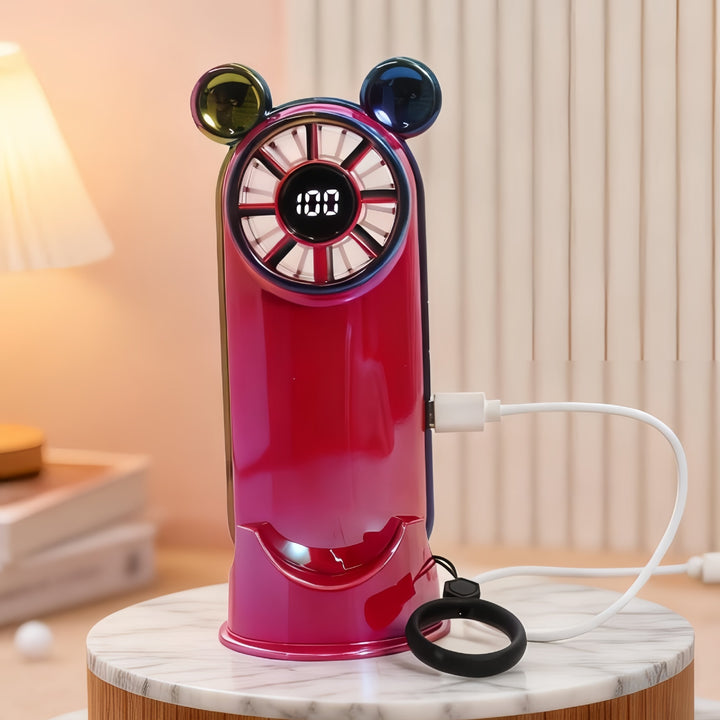 Women Portable Mini Fan with LCD Display Stornfield