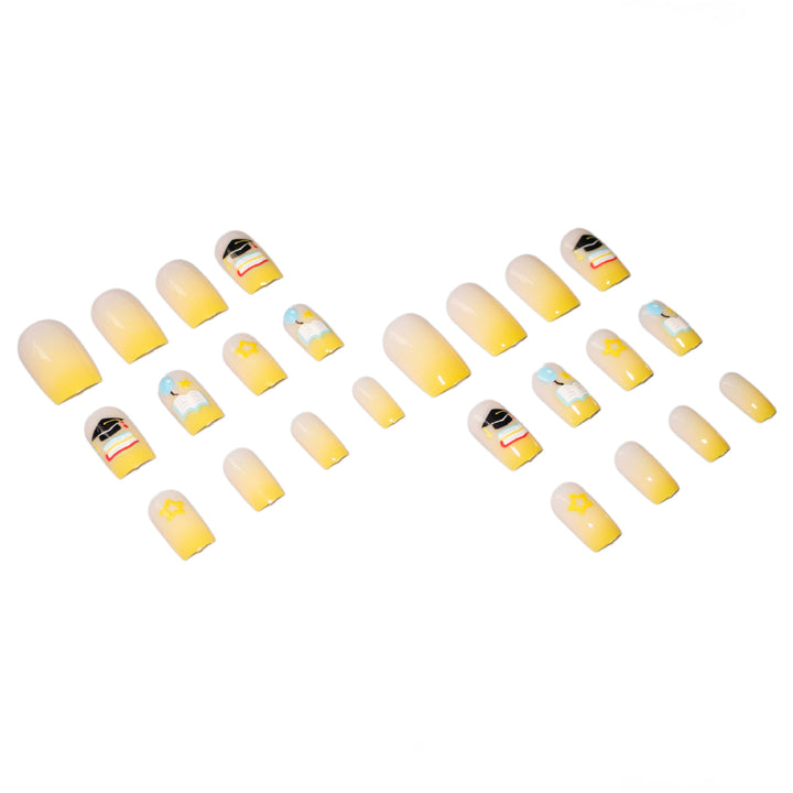 Creative Graduation-Themed Nail Art Kit