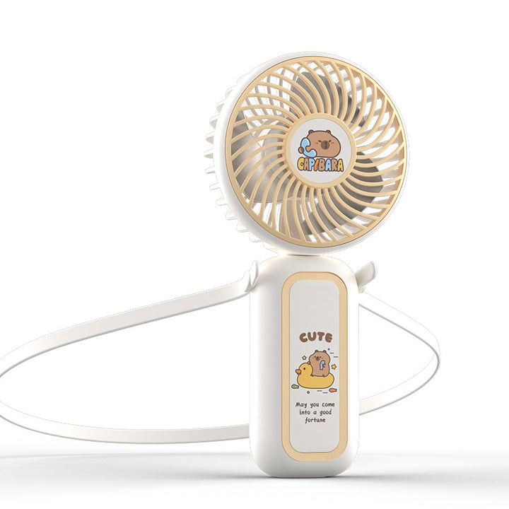 Unisex Portable Handheld Fan with Carry Strap and Cute Design Stornfield
