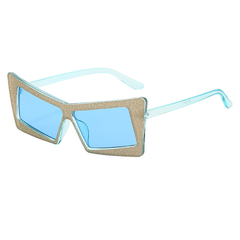 Women's geometric sunglasses with sparkling elements Stornfield
