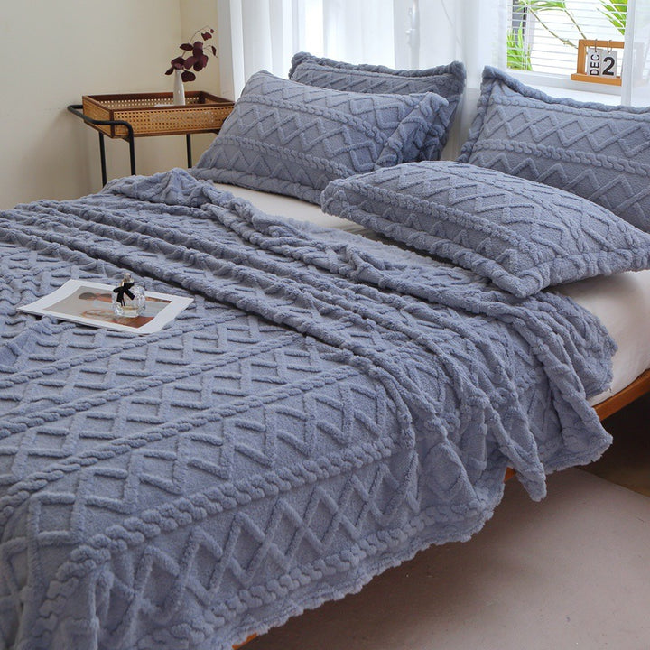 Textured Decorative Throw Blanket Stornfield
