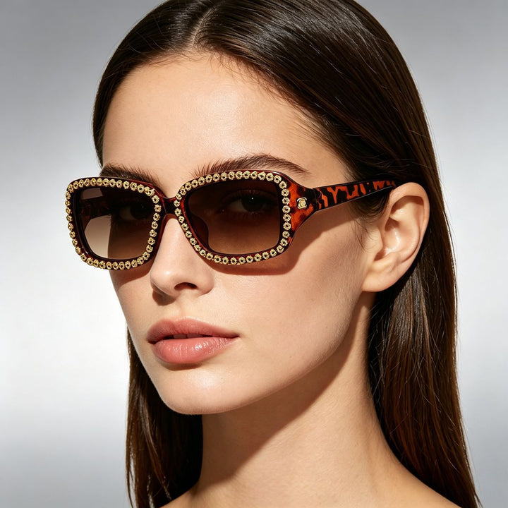 Ladies sunglasses with glamorous rhinestone frame Stornfield