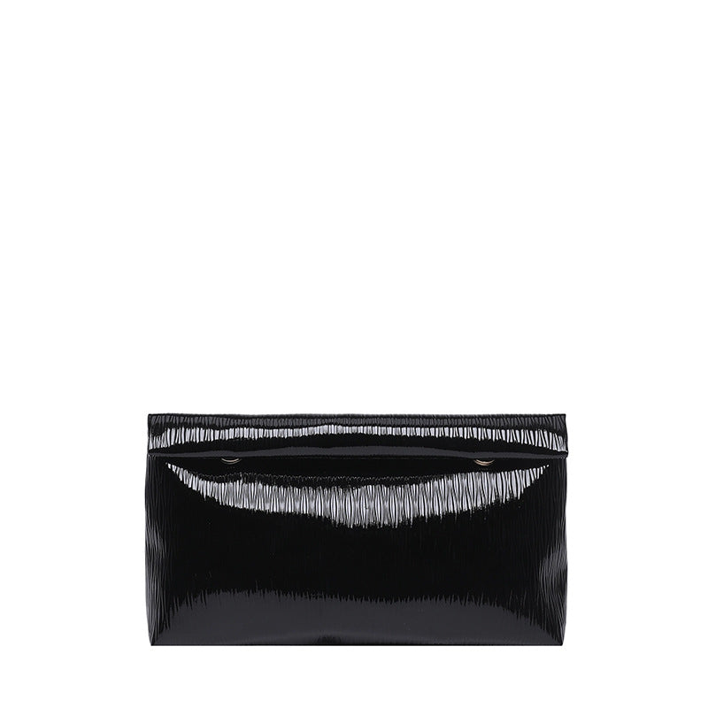 WoGlossy Textured Clutch Purse Stornfield
