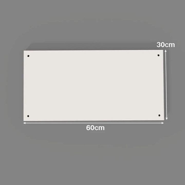 Heavy-Duty Square Mounting Cover Plate with Four Corner Fastener Holes