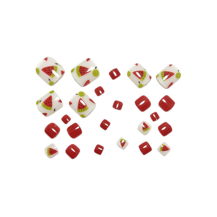 Artificial Nail Set with Fruity Designs Stornfield