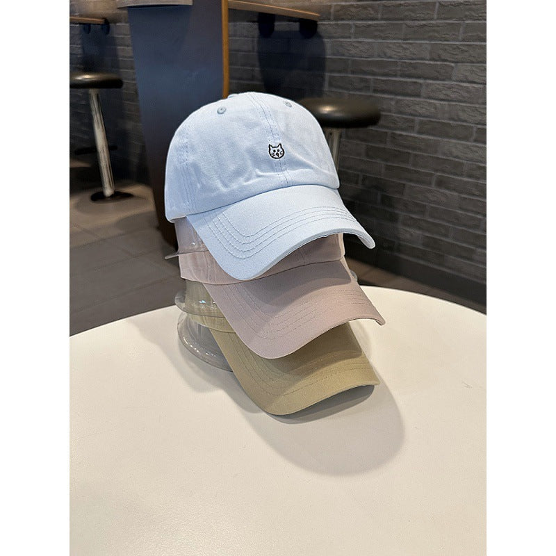 Women's Casual Cat Embroidered Baseball Cap Stornfield