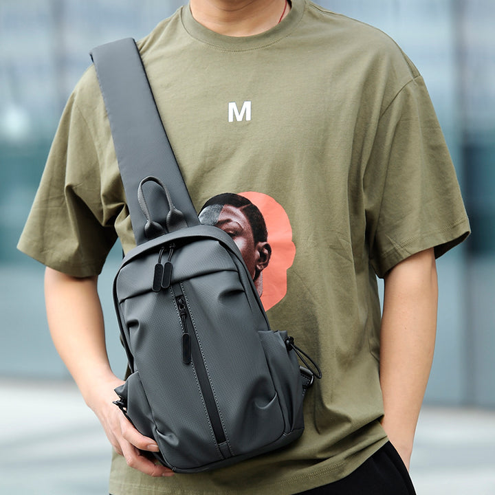 Sleek Water-Resistant Minimalist Sling Bag Stornfield