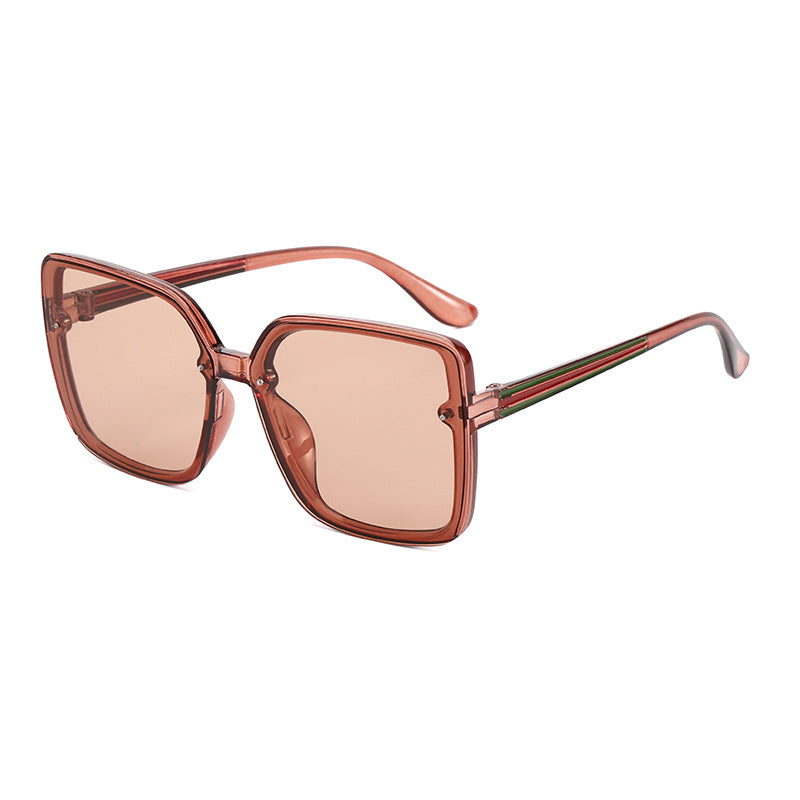 Women's Oversized Square Sunglasses with Contrasting Frame Stornfield