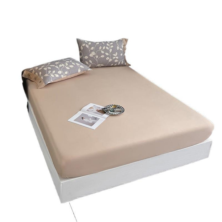 Fitted sheet made of elastic jersey with extra deep pocket
