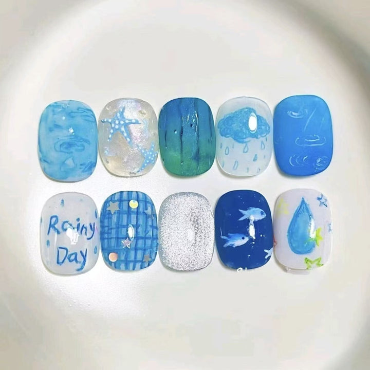 Artistic Press-On Nail Designs Stornfield