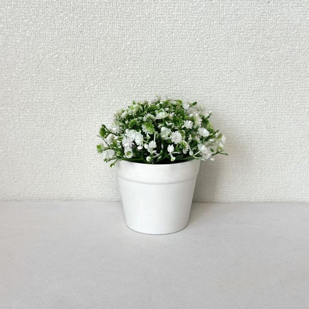 Miniature Artificial Flower Pot Arrangement
