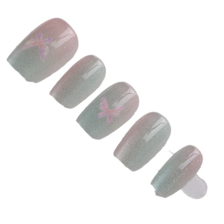 Shimmering Dragonfly Design Press-On Nails Stornfield