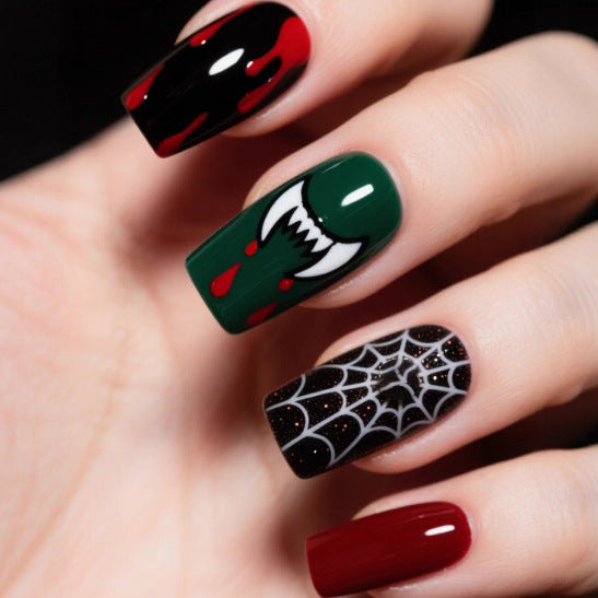 Artistic Halloween Themed Nail Art Stornfield