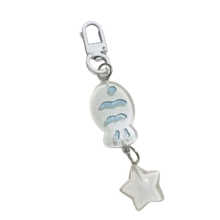 Playful keychain with fish and star motif Stornfield