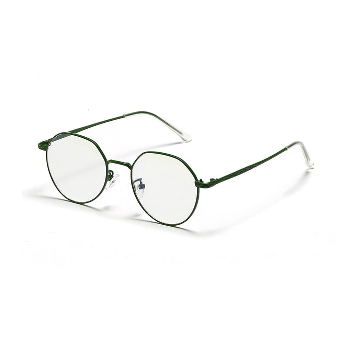 Women's round glasses with delicate metal frame Stornfield