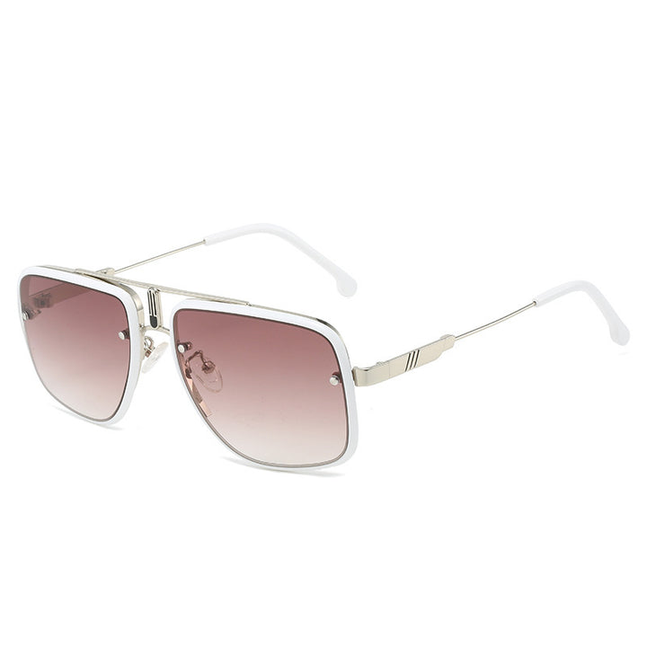 Women's fashionable oversized sunglasses with gold accents Stornfield