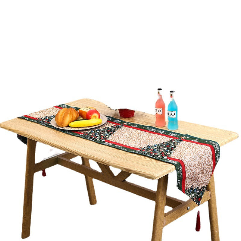 Festive table runner with reindeer motif Stornfield