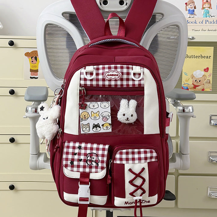 Cute Animal Print School Backpack Stornfield