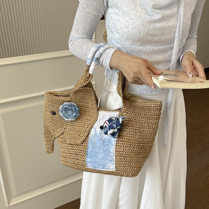Playful straw bag Stornfield