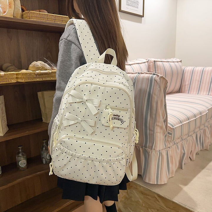 Charming Bow-Embellished Backpack Stornfield