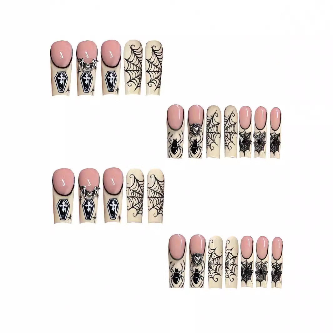 Halloween-Themed Acrylic Nail Set Stornfield