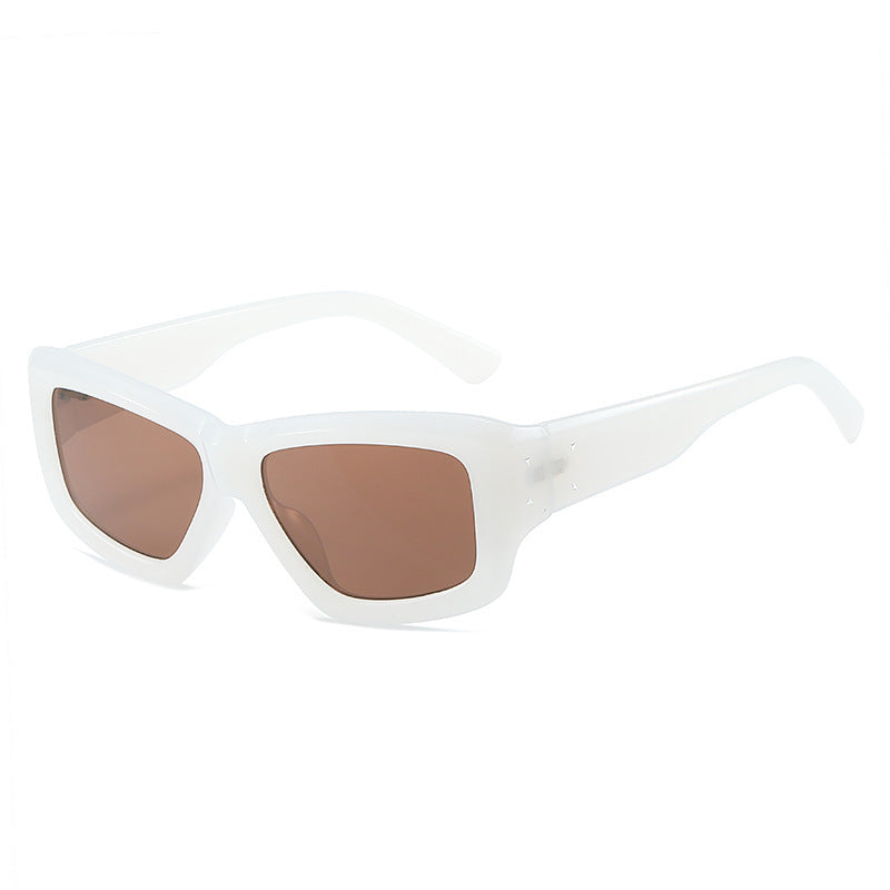 Fashion-Forward Oversized Angular Sunglasses Stornfield