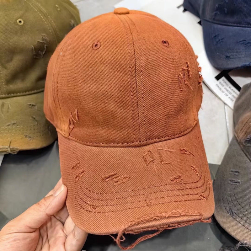 Men's Distressed Denim Baseball Cap Stornfield