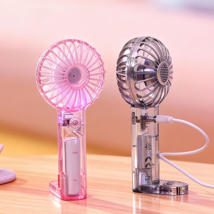Women’s Portable Mini Fan with USB Connection and Ergonomic Design Stornfield