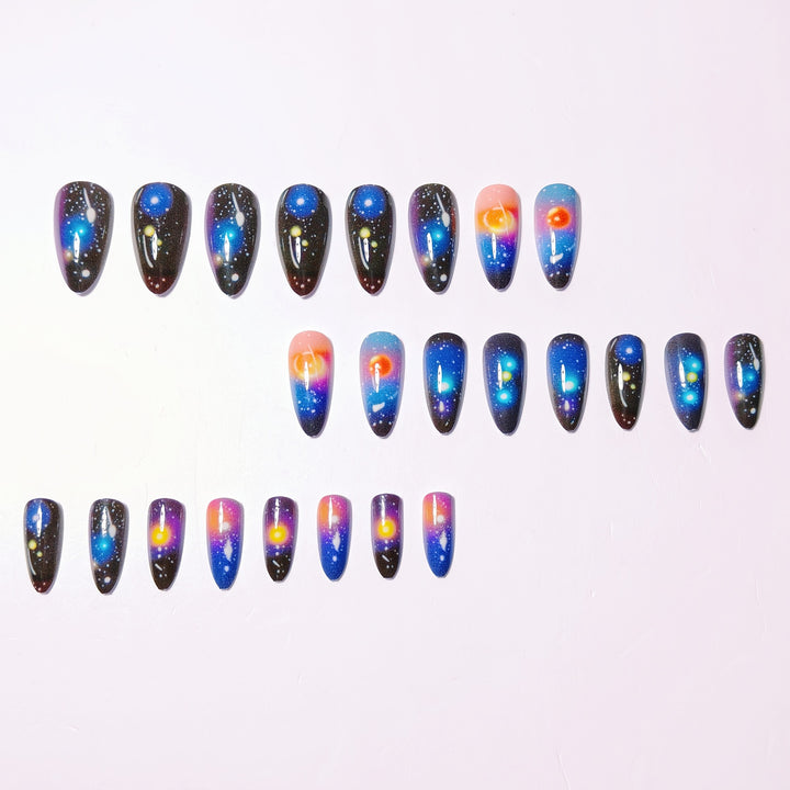 Artificial Nails in Fascinating Galaxy Design Stornfield