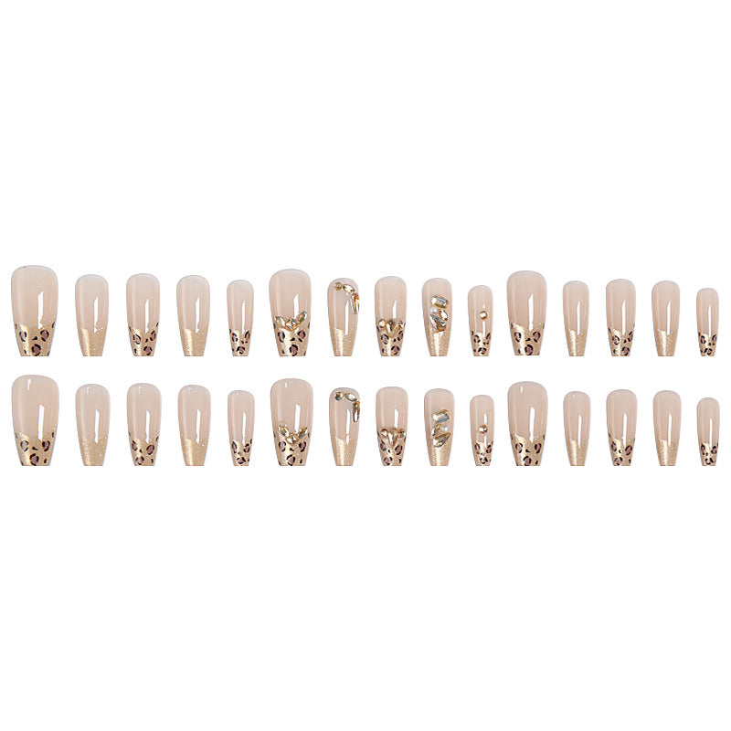 Acrylic nail set with glamorous 3D decorations Stornfield
