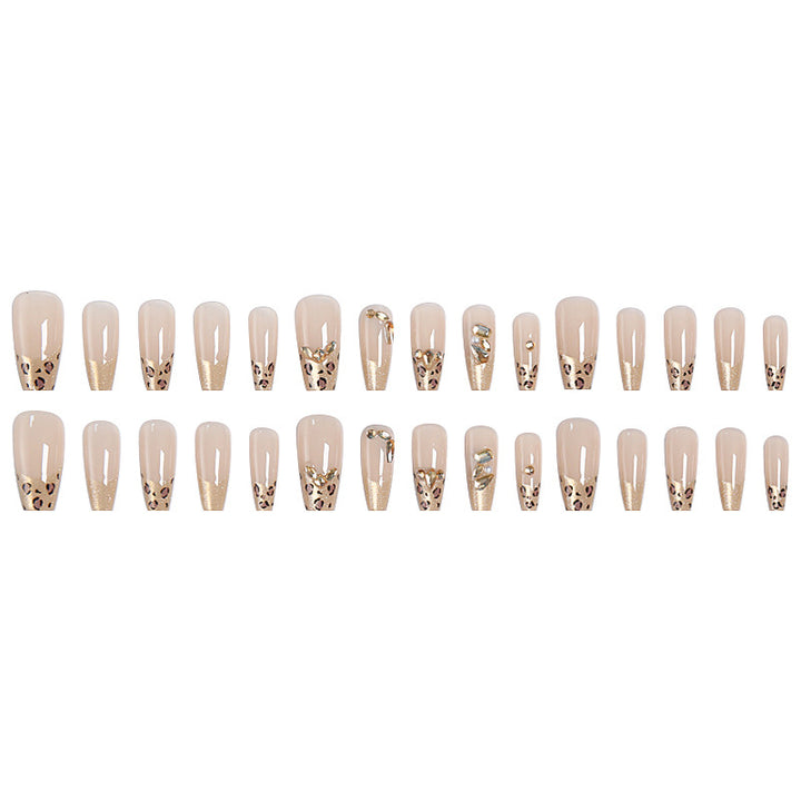 Acrylic nail set with glamorous 3D decorations Stornfield