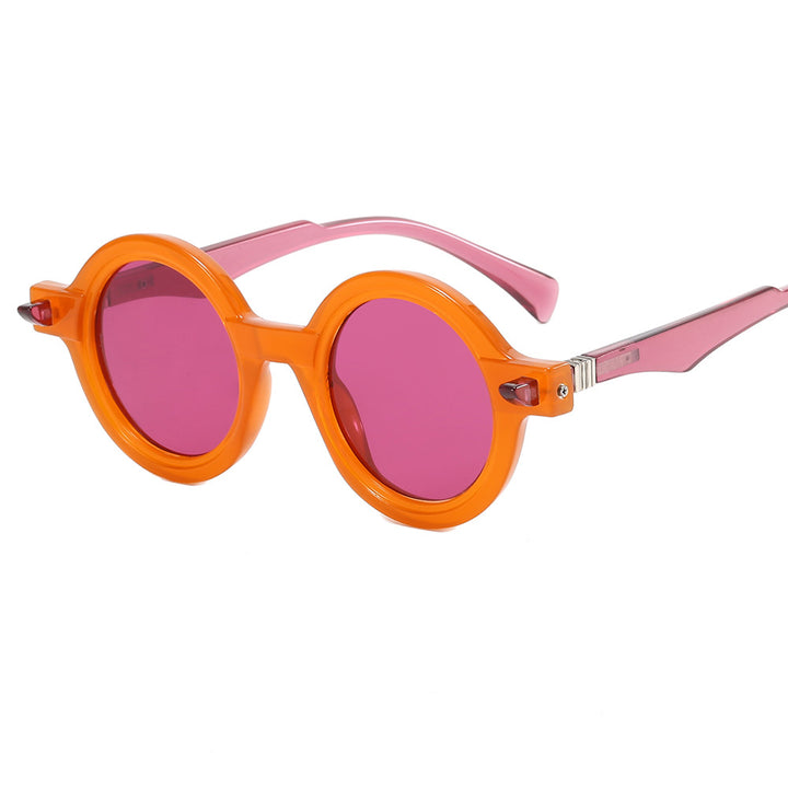 Women's fashionable round glasses with luxurious design Stornfield