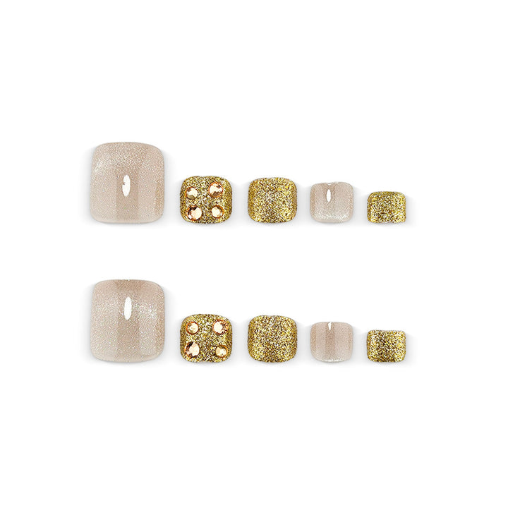 Artificial nails with elegant glitter effect Stornfield