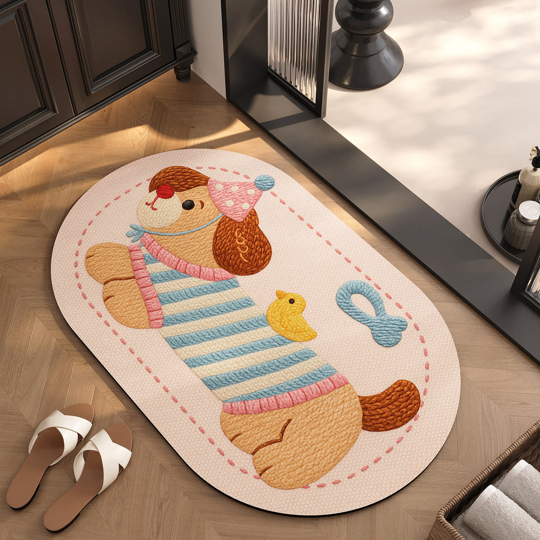 Playful Animal-Themed Area Rug
