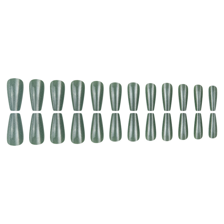 Sparkling Long Press-On Nails Stornfield